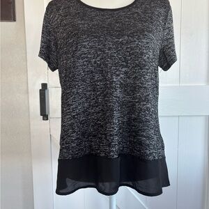 Gray Boxy Short Sleeve T-Shirt with back tie